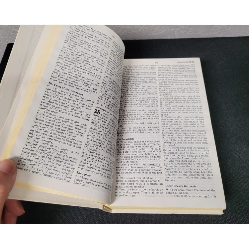 VTG 1985 Precious Moments Bible Hardcover NKJV with Original Box Clean Unmarked